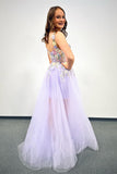 Lavender Tight Floral Dress with HZ0307