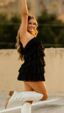Black Tulle Homecoming Dress, Short Party Dress, HZ0307