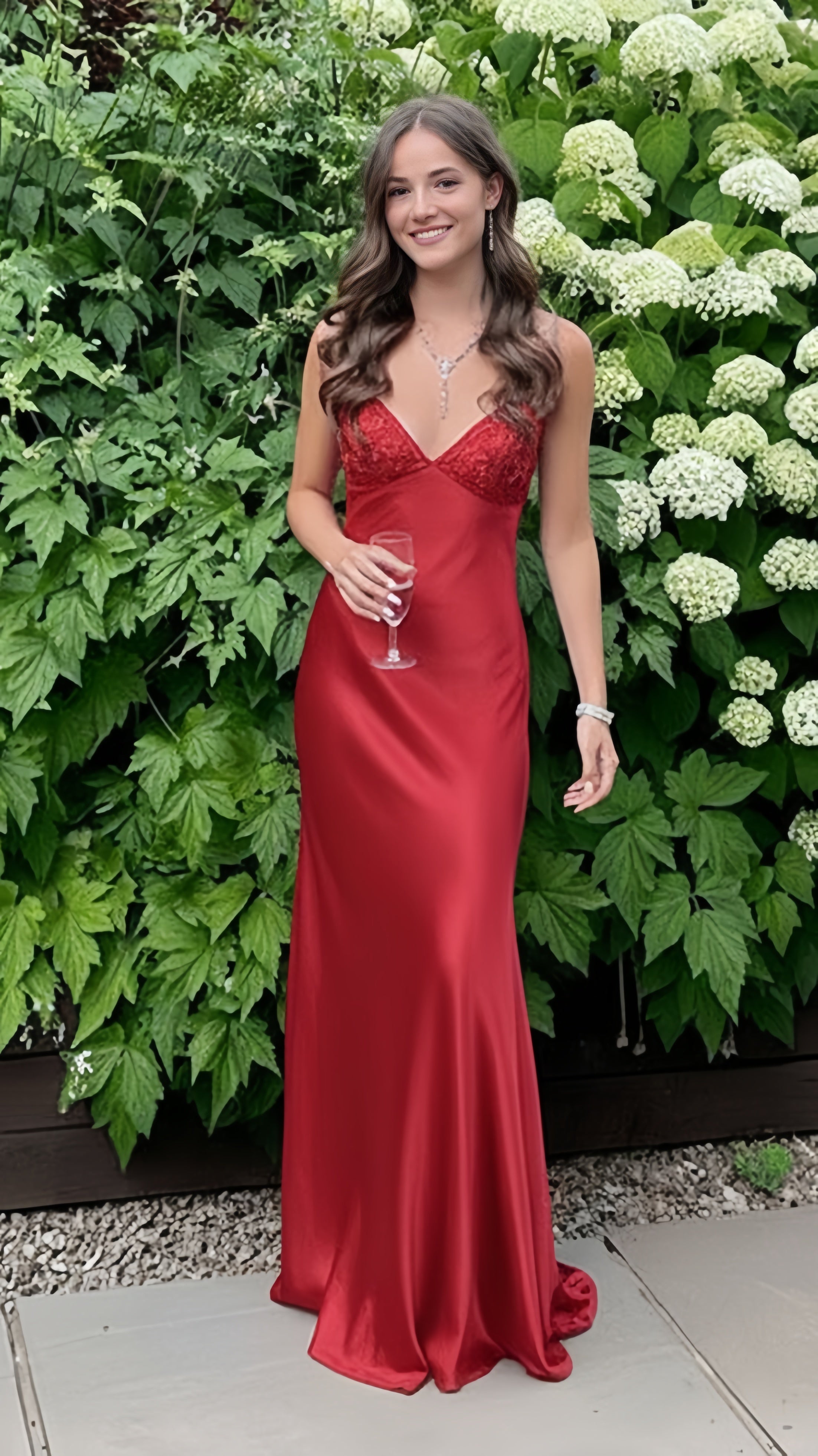 Charming Blue Sheath Prom Dresses Spaghetti Straps Beaded Party HZ0307