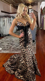 Senior Prom Dresses Mermaid Long Evening Party Dress Spaghetti Straps Formal HZ0307