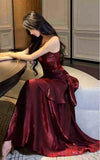 Stunning Mermaid Ruffle Prom Dress Birthday Party Dresses For HZ0307