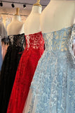 Sweetheart Lace A-line Long Prom HZ0307