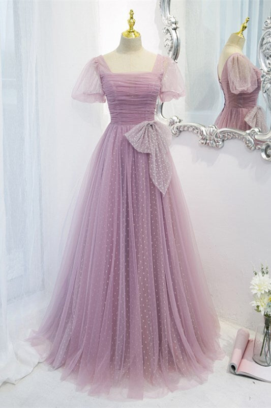 Lilac A-line Short Tulle Fairy Formal HZ0307