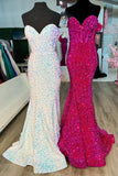Sweetheart Blue Sequin Mermaid Long Formal HZ0307